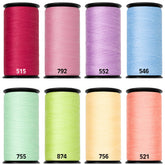naaigaren set | regeboog - pastel | 8x 200 meter naaigaren set GOLMANN - SET - PASTEL - REGENBOOG